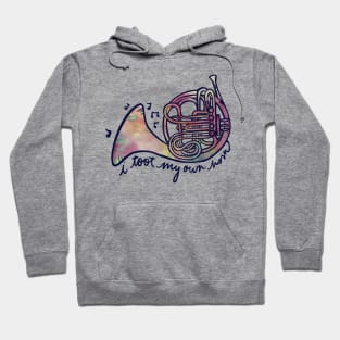 I toot my own horn french horns Hoodie